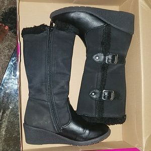 Size 2 tall black girl's boots